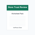 Store Trust Review Worksheet Pack product image